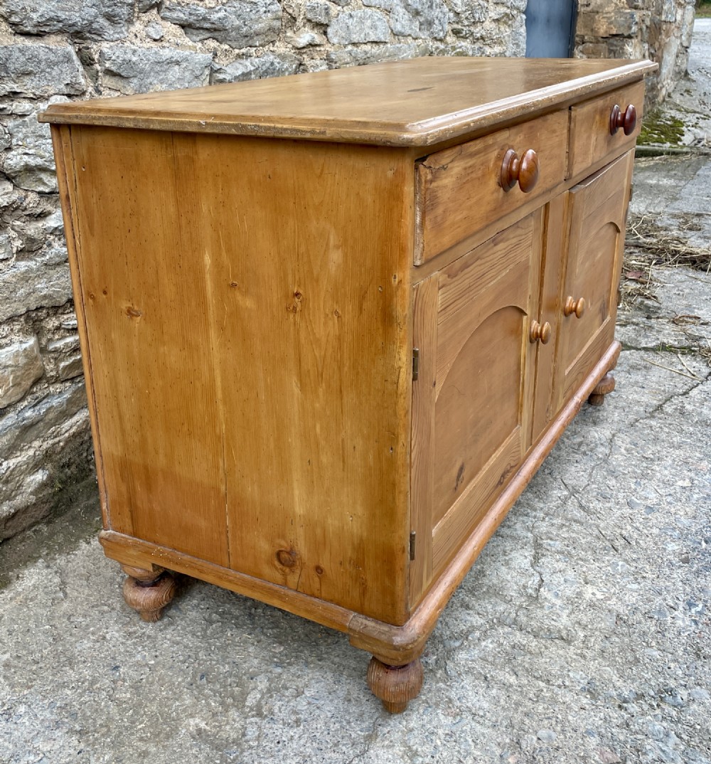 Antique Pine Sideboard View XVII
