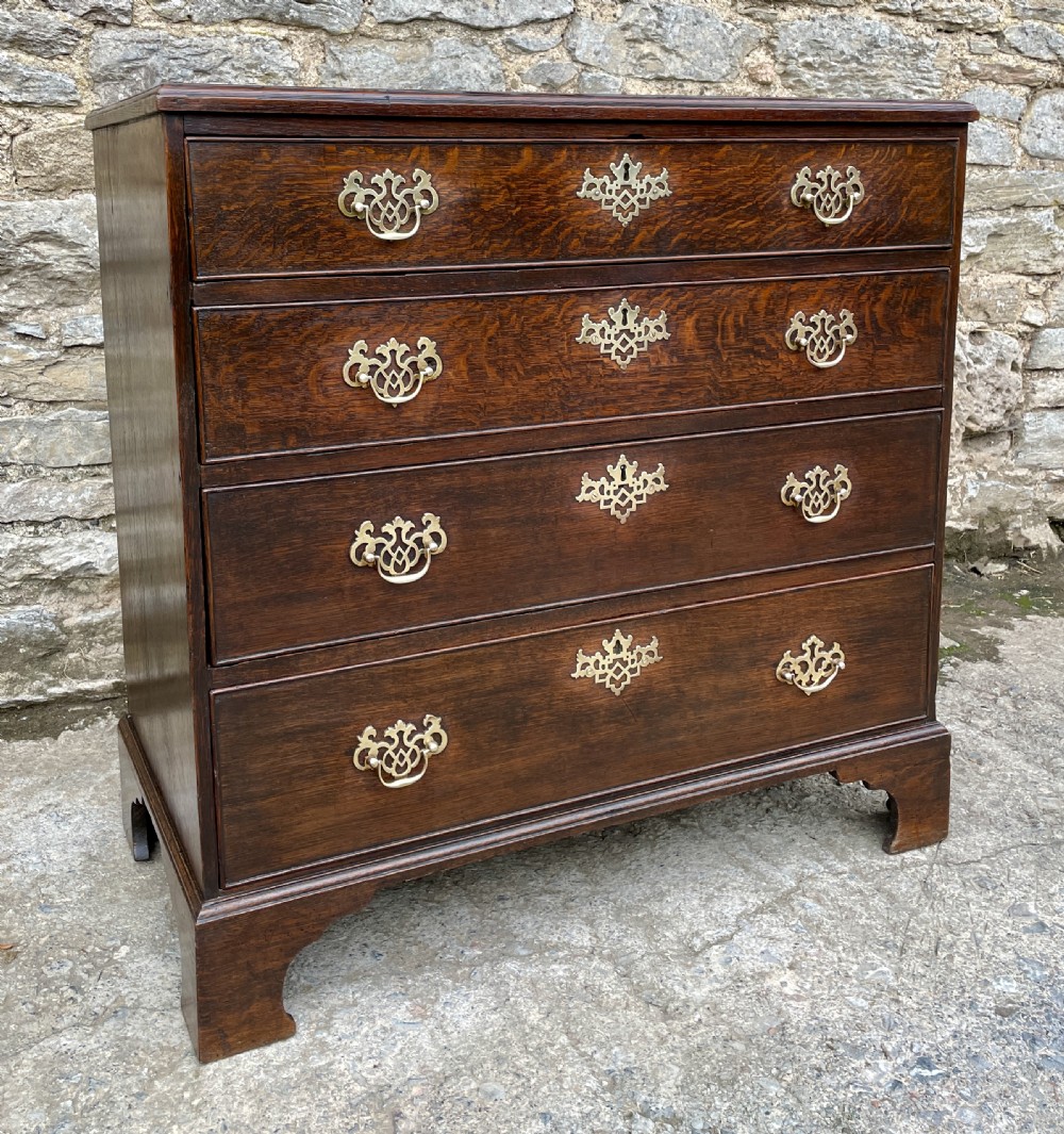Georgian Oak Chest of Drawers View XVII