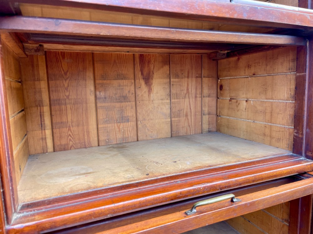 Tall Antique Mahogany Haberdashery Cabinet View VII