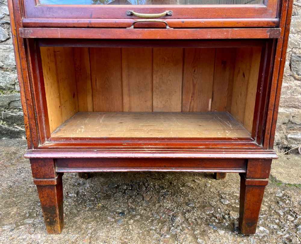 Tall Antique Mahogany Haberdashery Cabinet View XIII