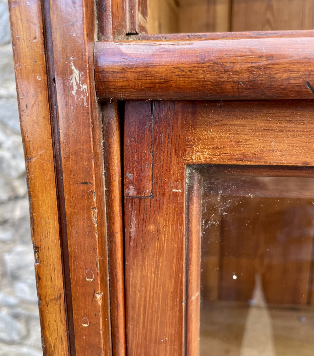 Tall Antique Mahogany Haberdashery Cabinet View XIV