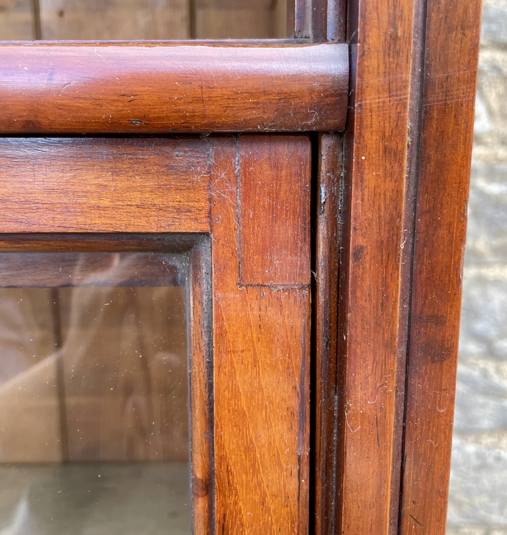 Tall Antique Mahogany Haberdashery Cabinet View XV