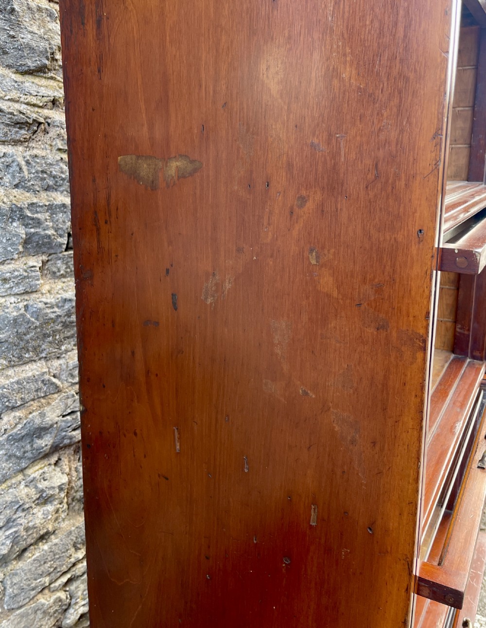 Tall Antique Mahogany Haberdashery Cabinet View XVII