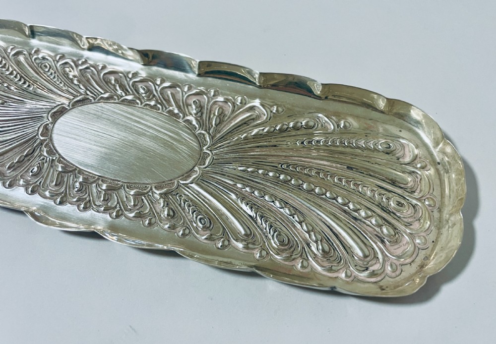 Victorian Silver Pin Tray View III