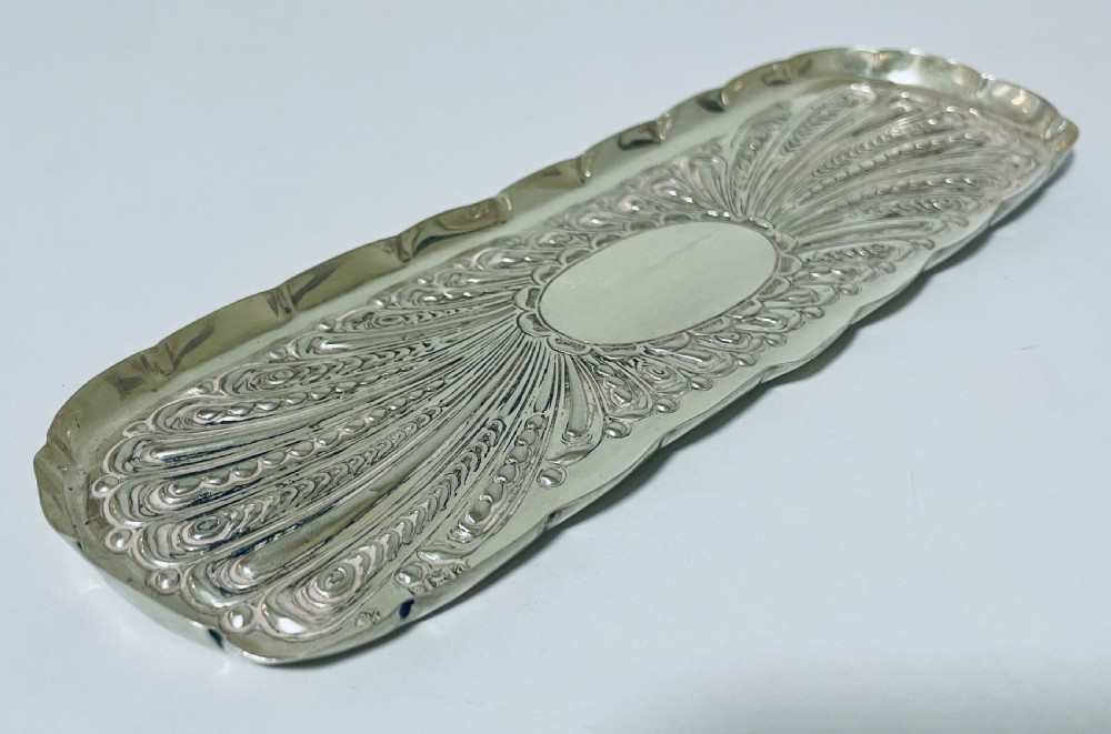 Victorian Silver Pin Tray View IV
