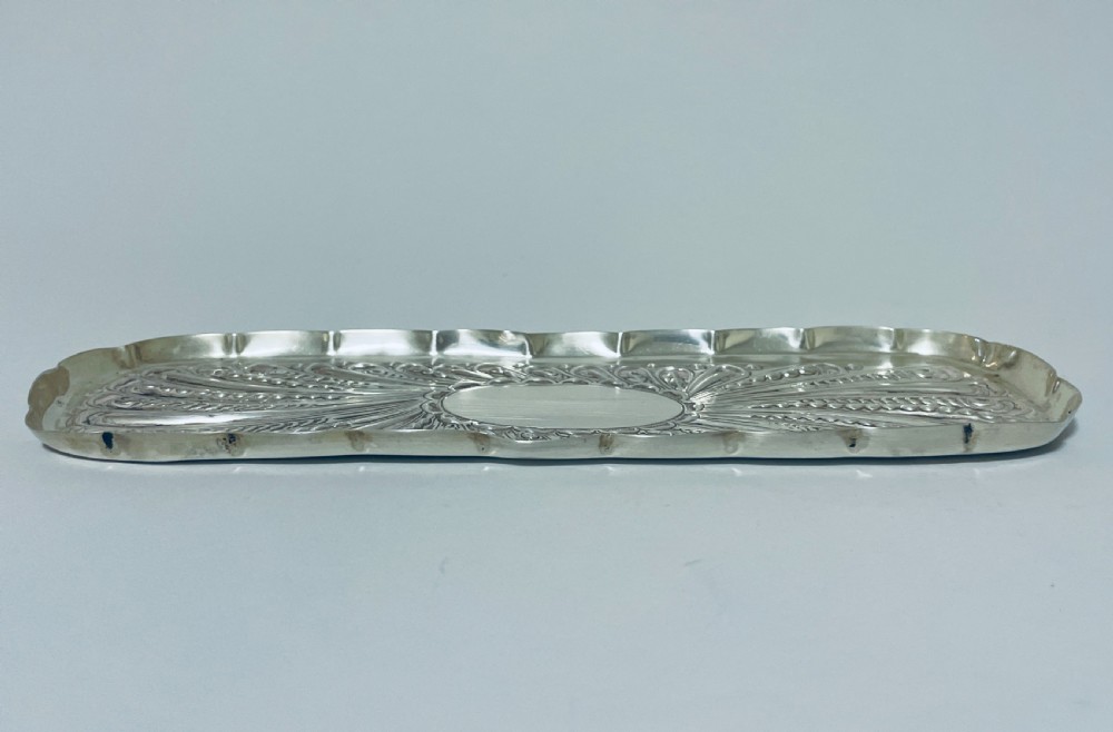 Victorian Silver Pin Tray View V