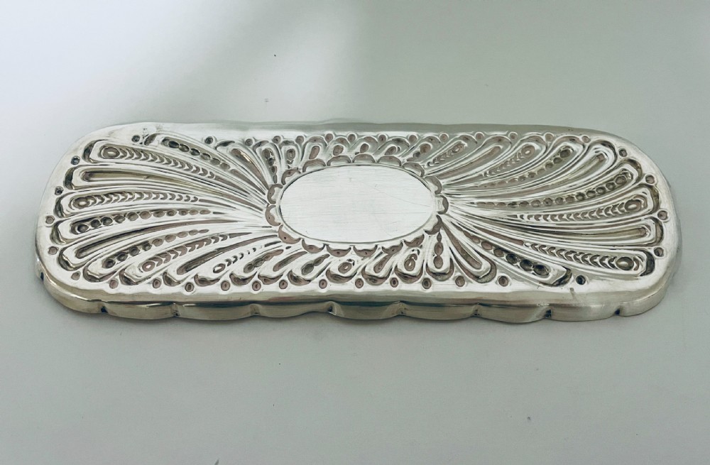 Victorian Silver Pin Tray View VII