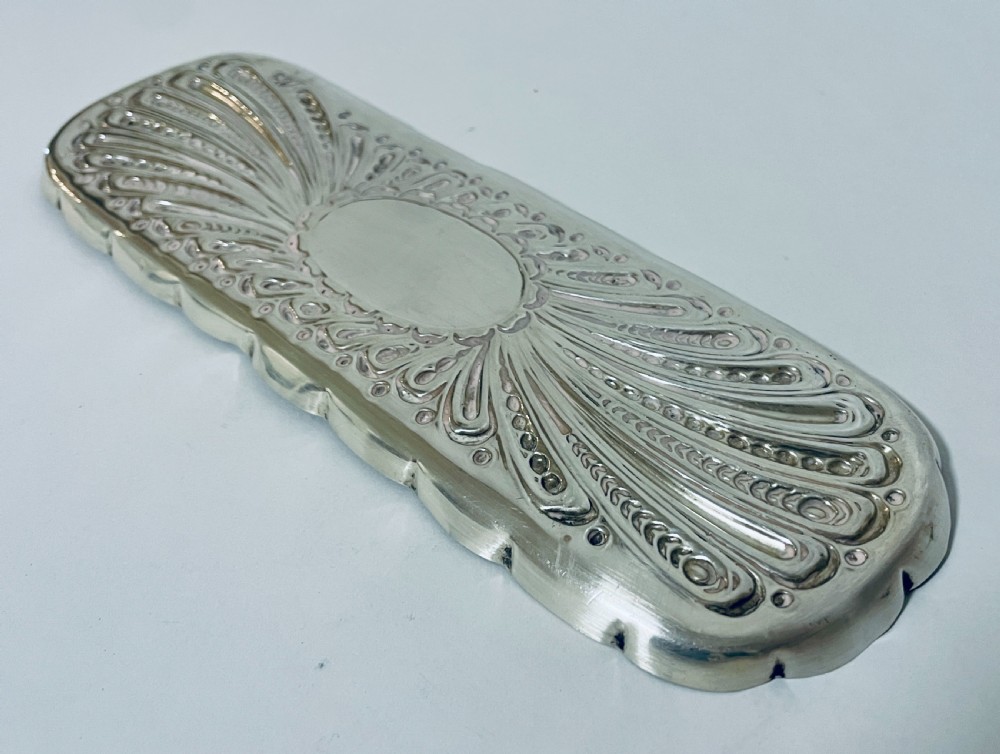 Victorian Silver Pin Tray View VIII