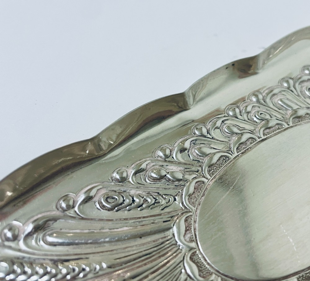 Victorian Silver Pin Tray View IX