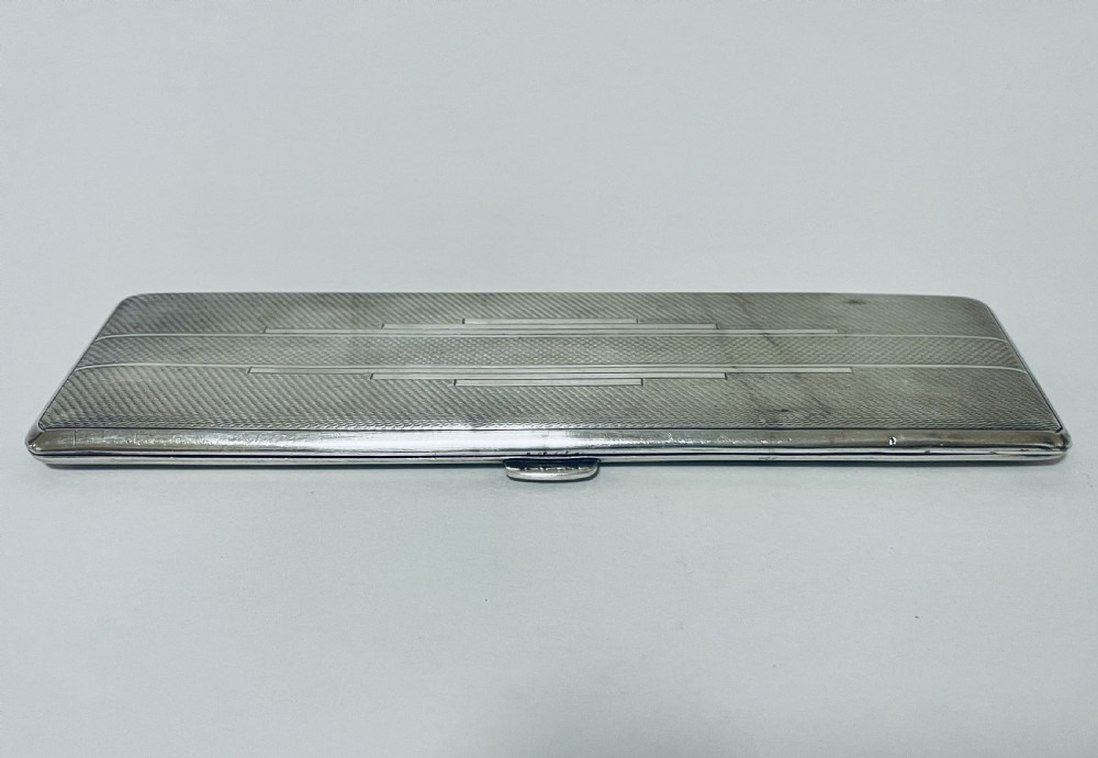 Art Deco Silver Cigarette Case
