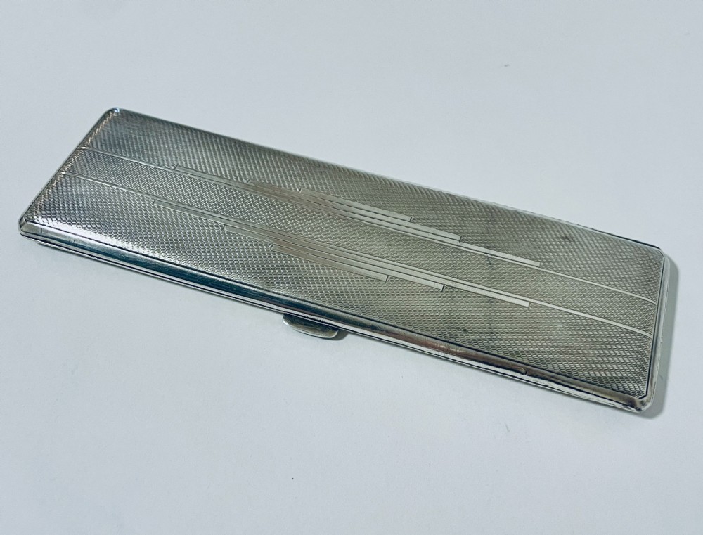Art Deco Silver Cigarette Case View II
