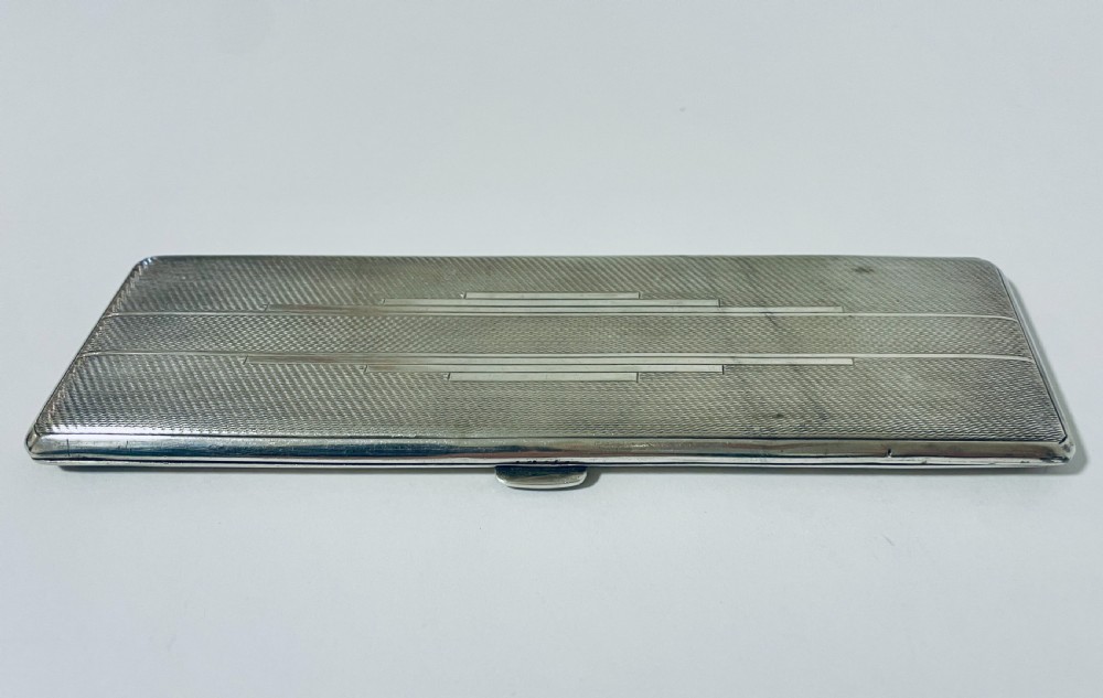 Art Deco Silver Cigarette Case View III