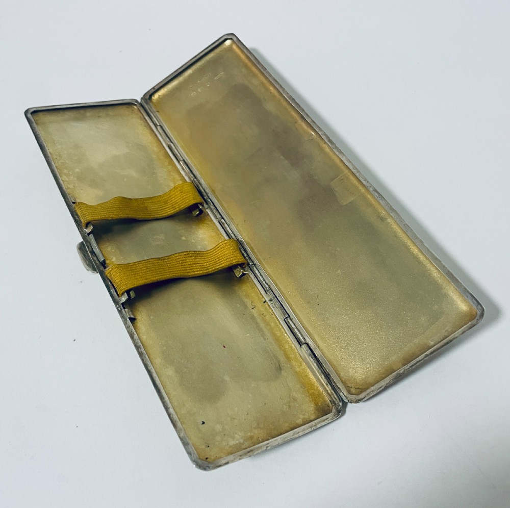 Art Deco Silver Cigarette Case View XI