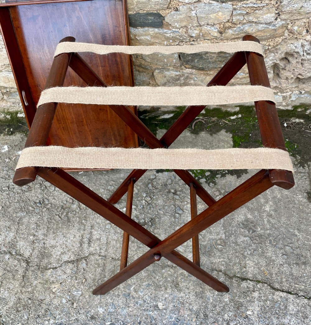 Victorian Mahogany Folding Butler's Tray View XI