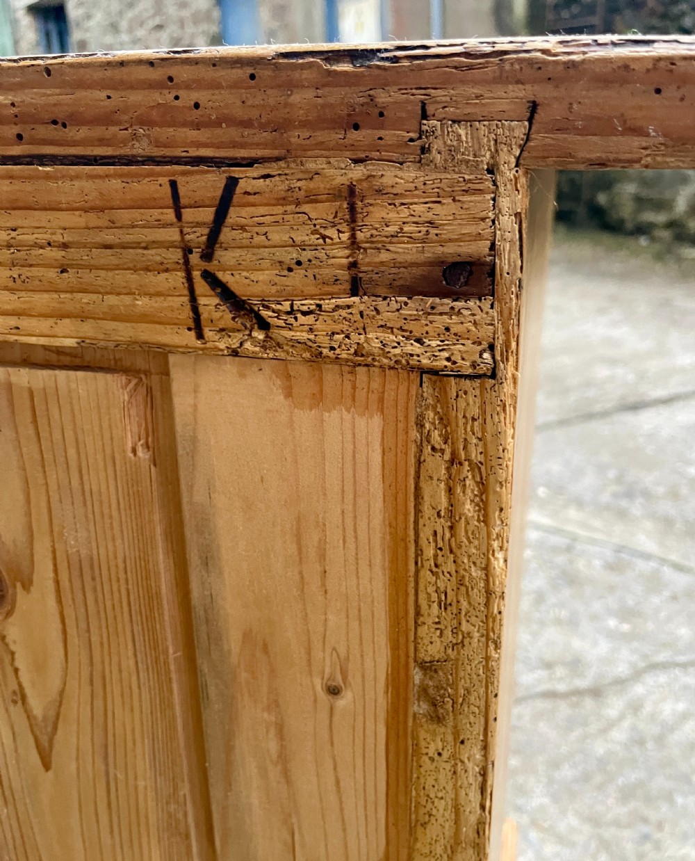 Antique Pine Cupboard View XIII