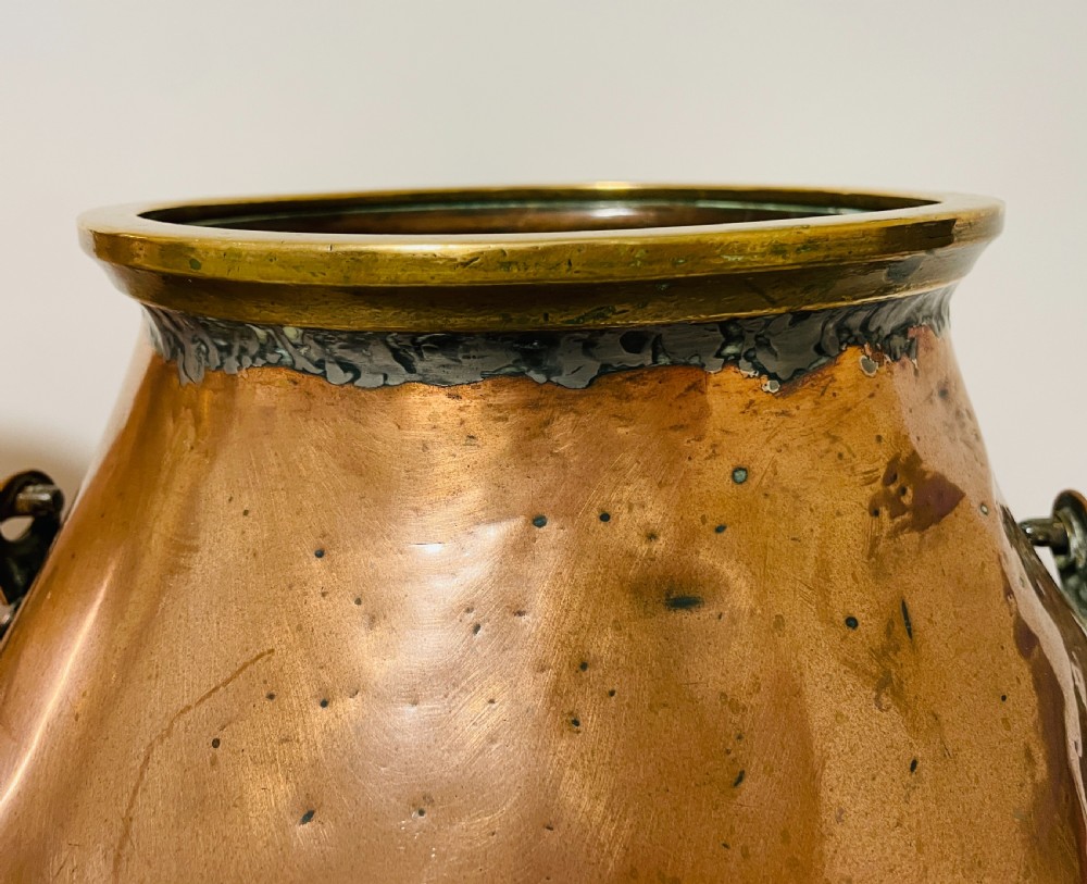 Pair of Victorian Copper Milk Pails View VI