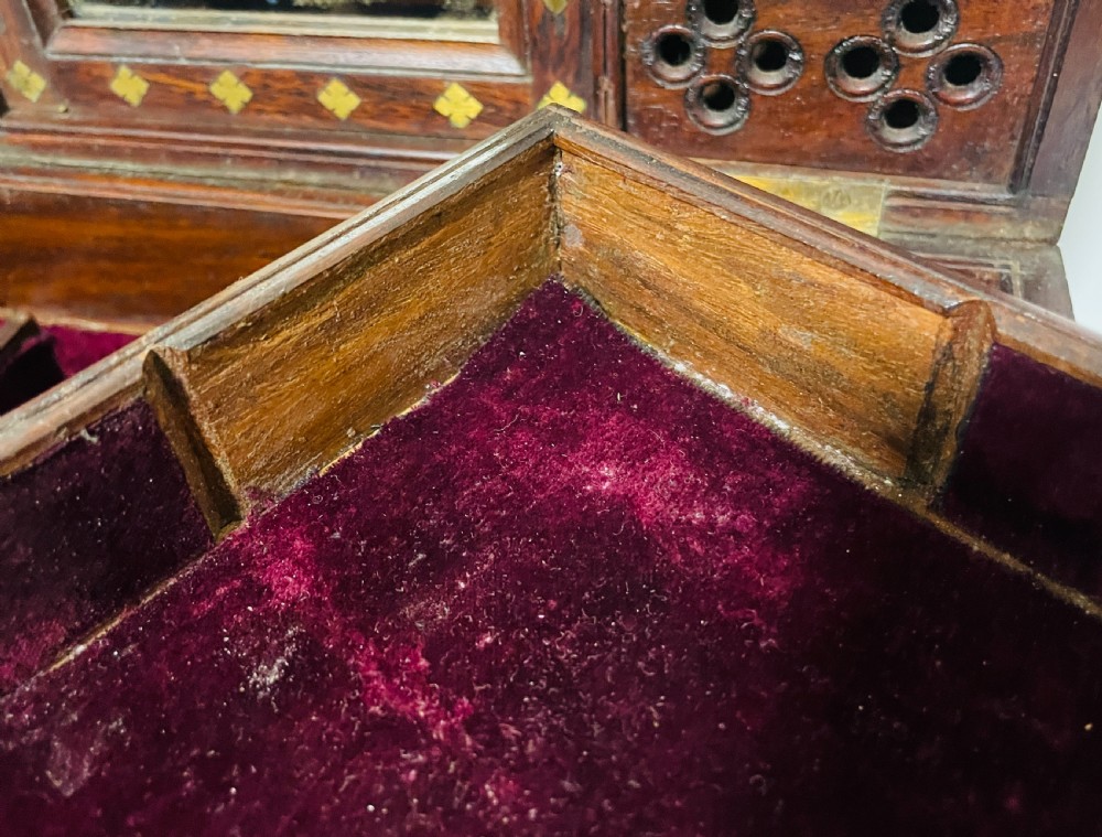 Antique Anglo-Indian Inlaid Work Box View VIII