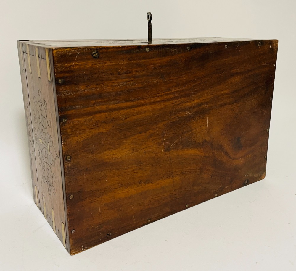 Antique Anglo-Indian Inlaid Work Box View XIX