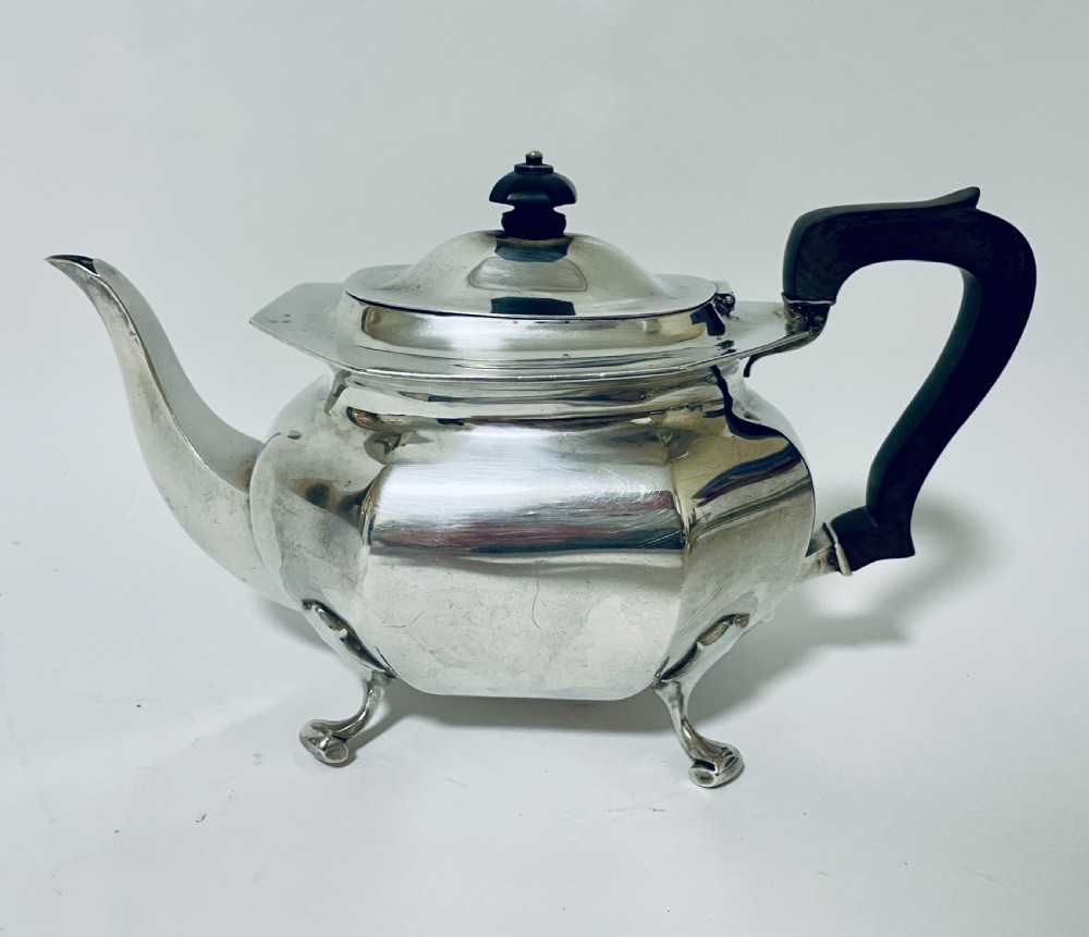 Antique Silver 3 Piece Tea Service View II