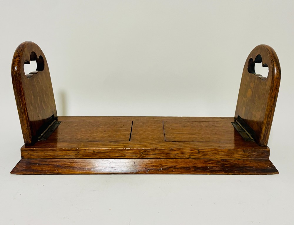 Antique Oak Book Slide