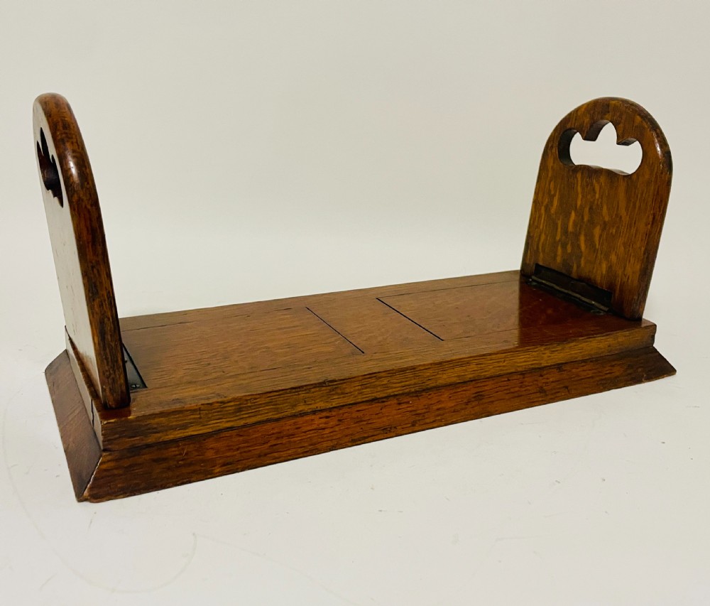 Antique Oak Book Slide View IV