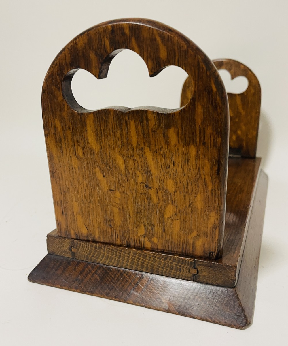Antique Oak Book Slide View V