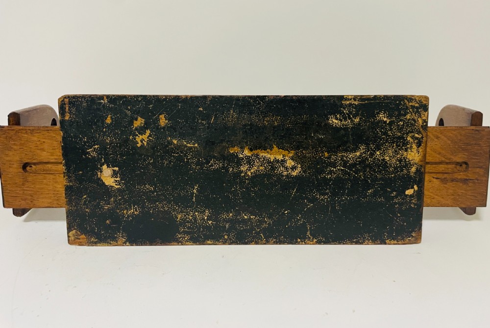 Antique Oak Book Slide View XI