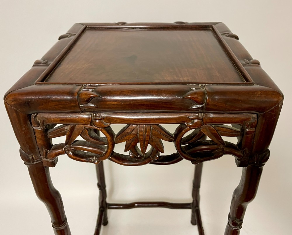 Antique Chinese Carved Occasional Table View IV