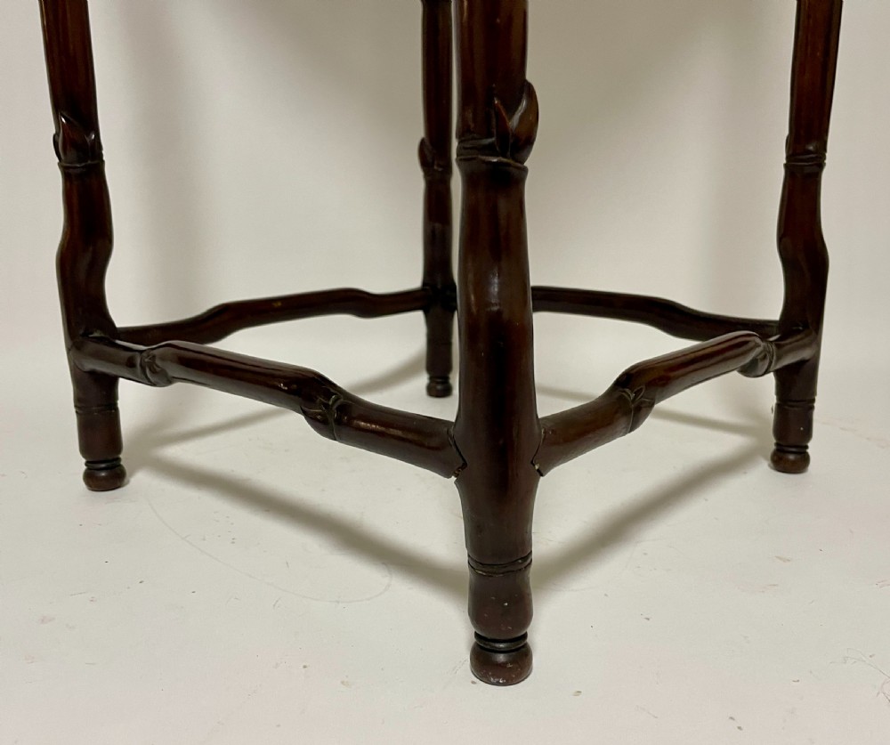 Antique Chinese Carved Occasional Table View X