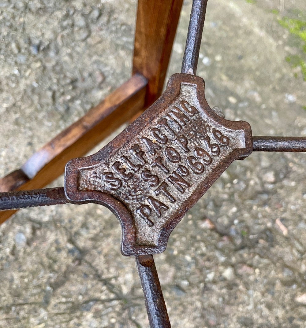 Edwardian Pine Simplex Step Ladder View XV