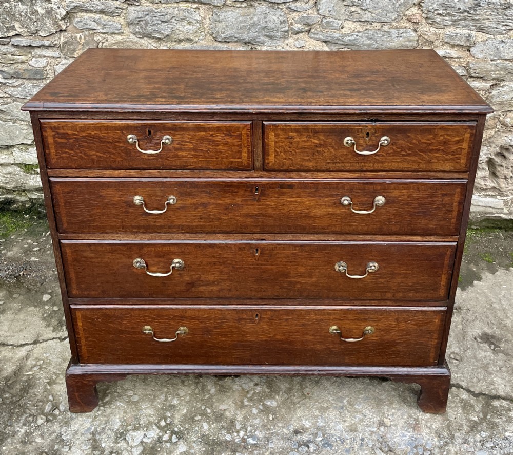 Georgian Oak Chest of Drawers View II