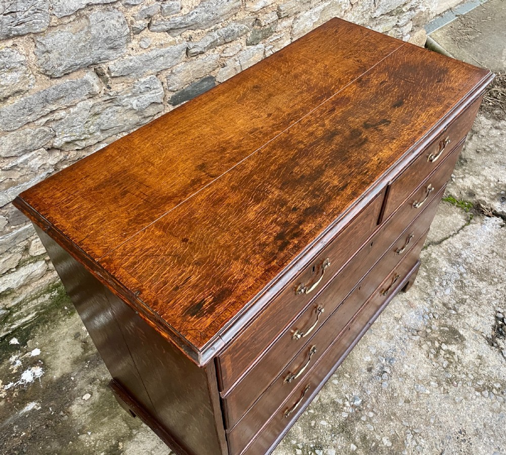 Georgian Oak Chest of Drawers View V