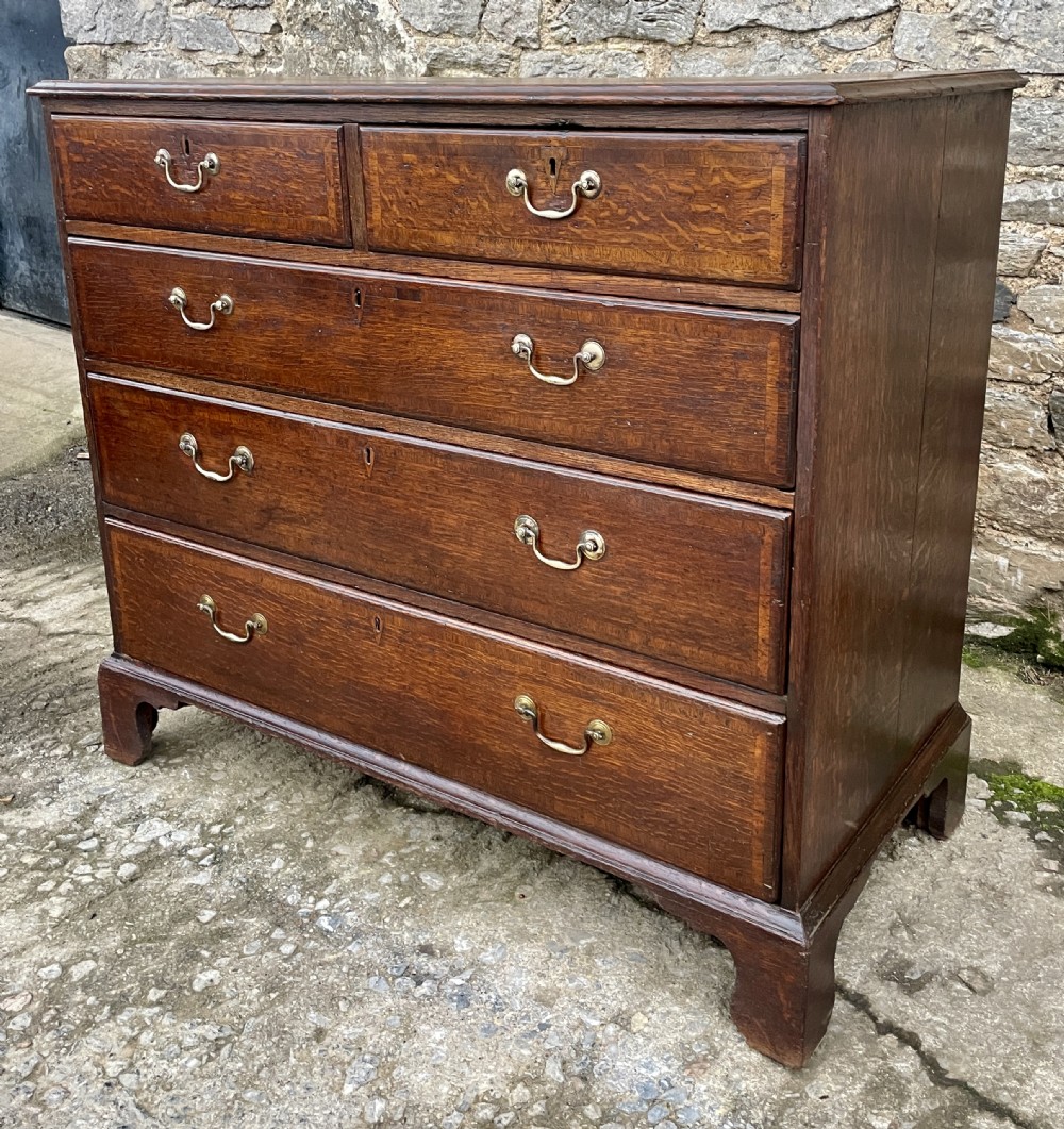 Georgian Oak Chest of Drawers View VI