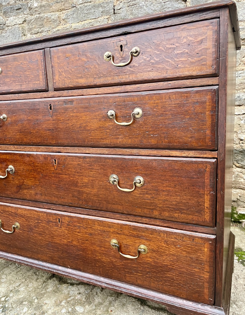 Georgian Oak Chest of Drawers View XI
