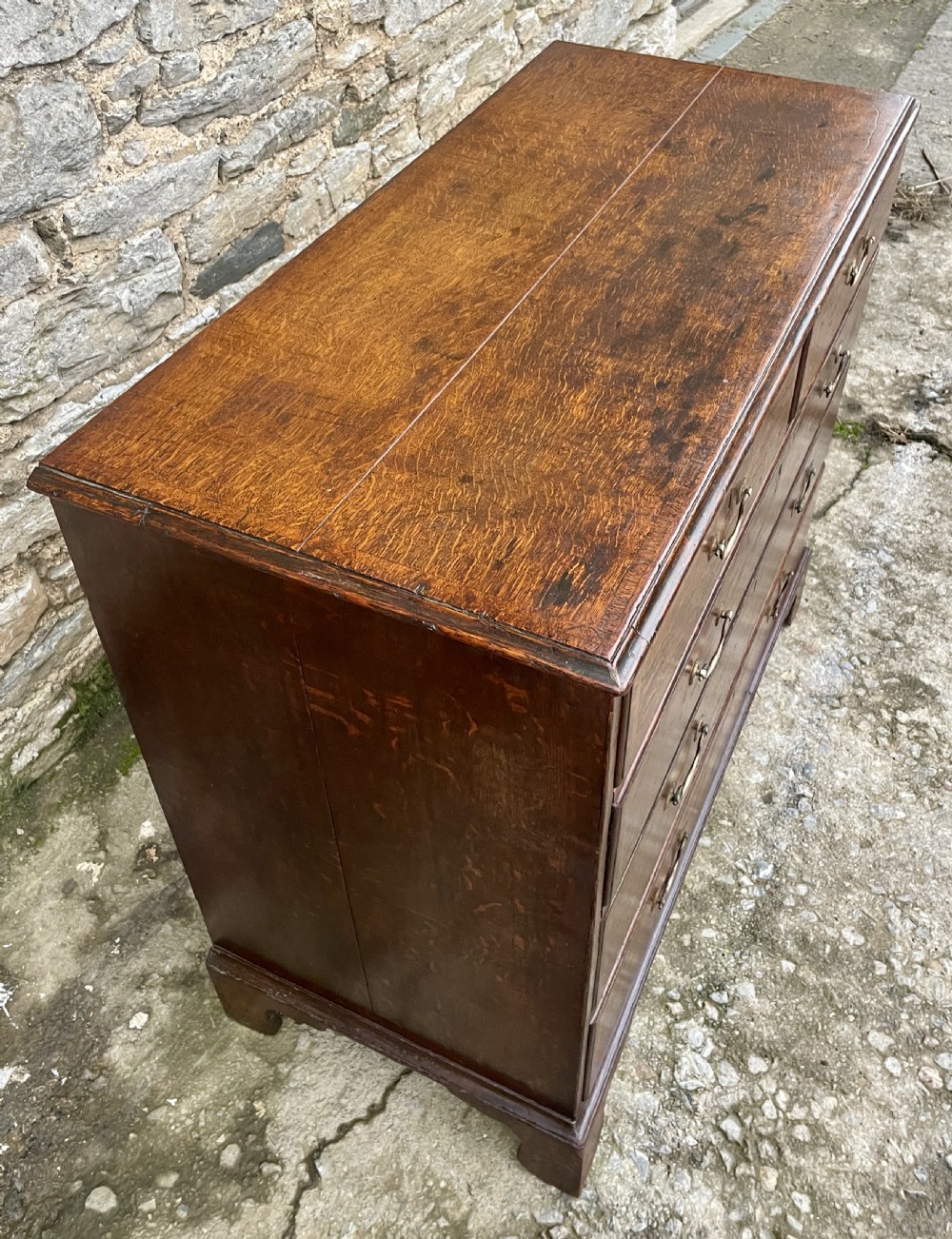 Georgian Oak Chest of Drawers View XIII