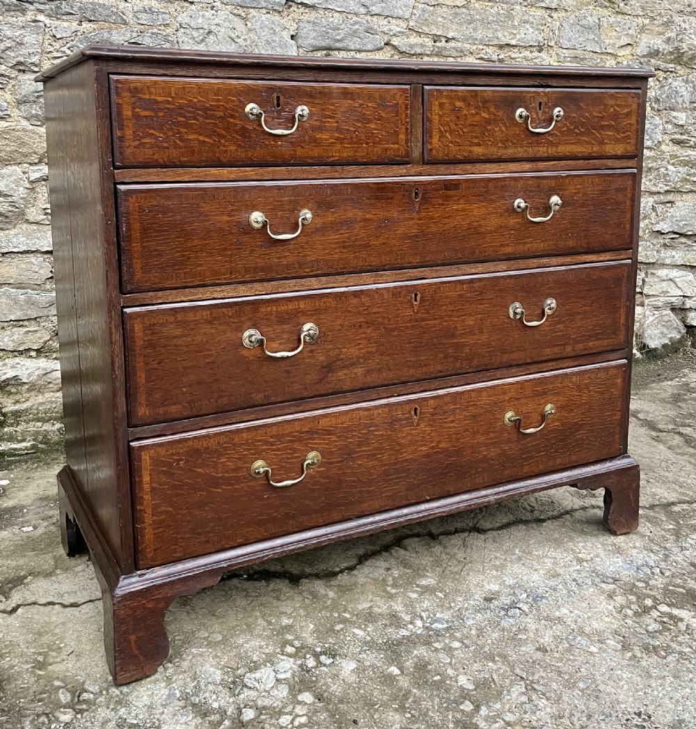 Georgian Oak Chest of Drawers View XVI