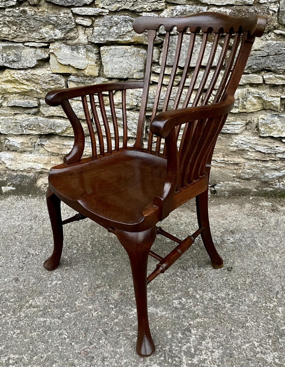 Victorian Oak Office Chair View XII