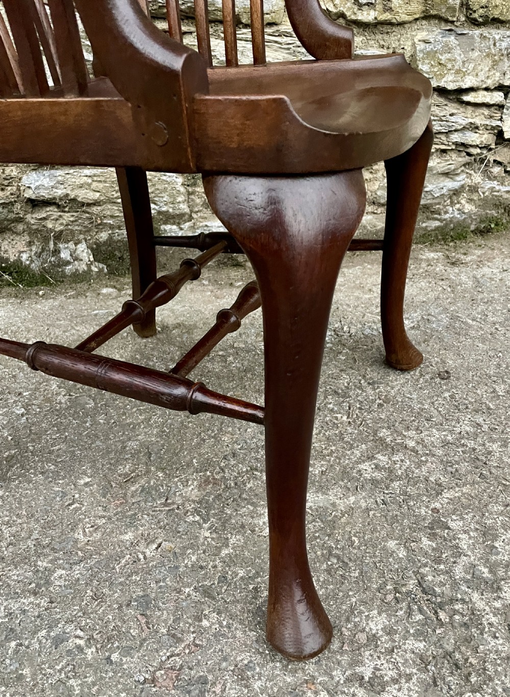 Victorian Oak Office Chair View XIII
