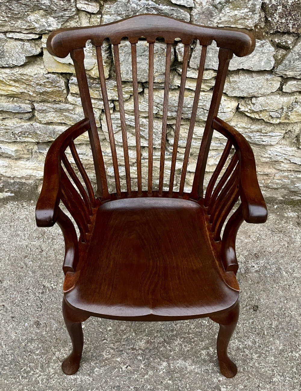 Victorian Oak Office Chair View XIV