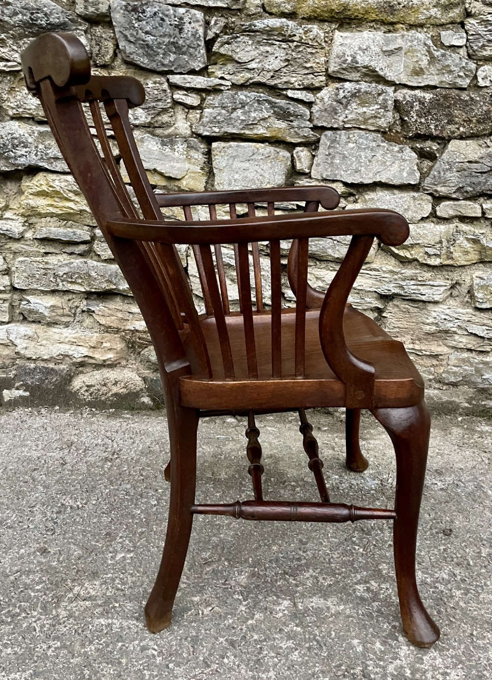 Victorian Oak Office Chair View XV