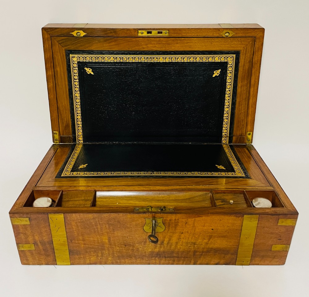 Victorian Walnut Writing Slope with Secret Drawers View VI