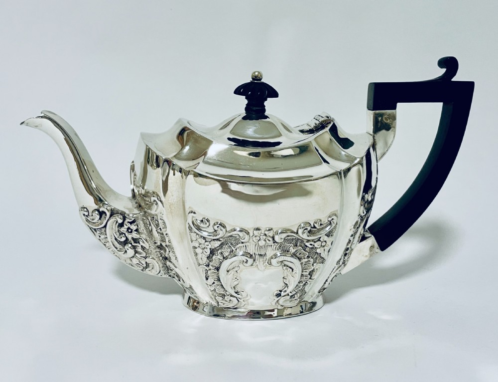 Victorian Sterling Silver Teapot
 View V