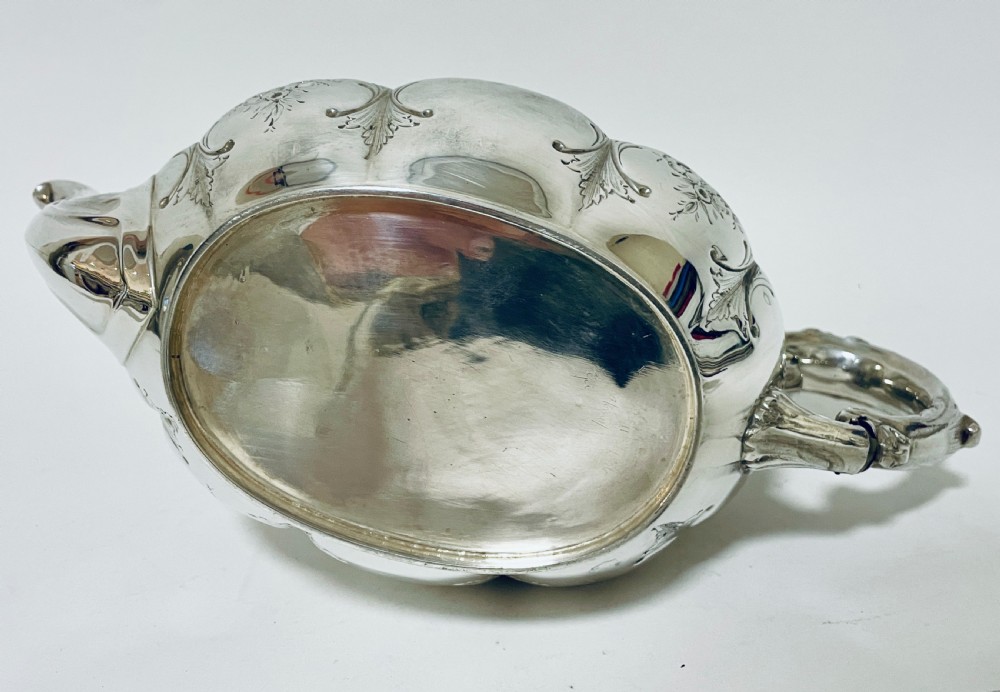 Antique 3 Piece Silver Tea Service View XV