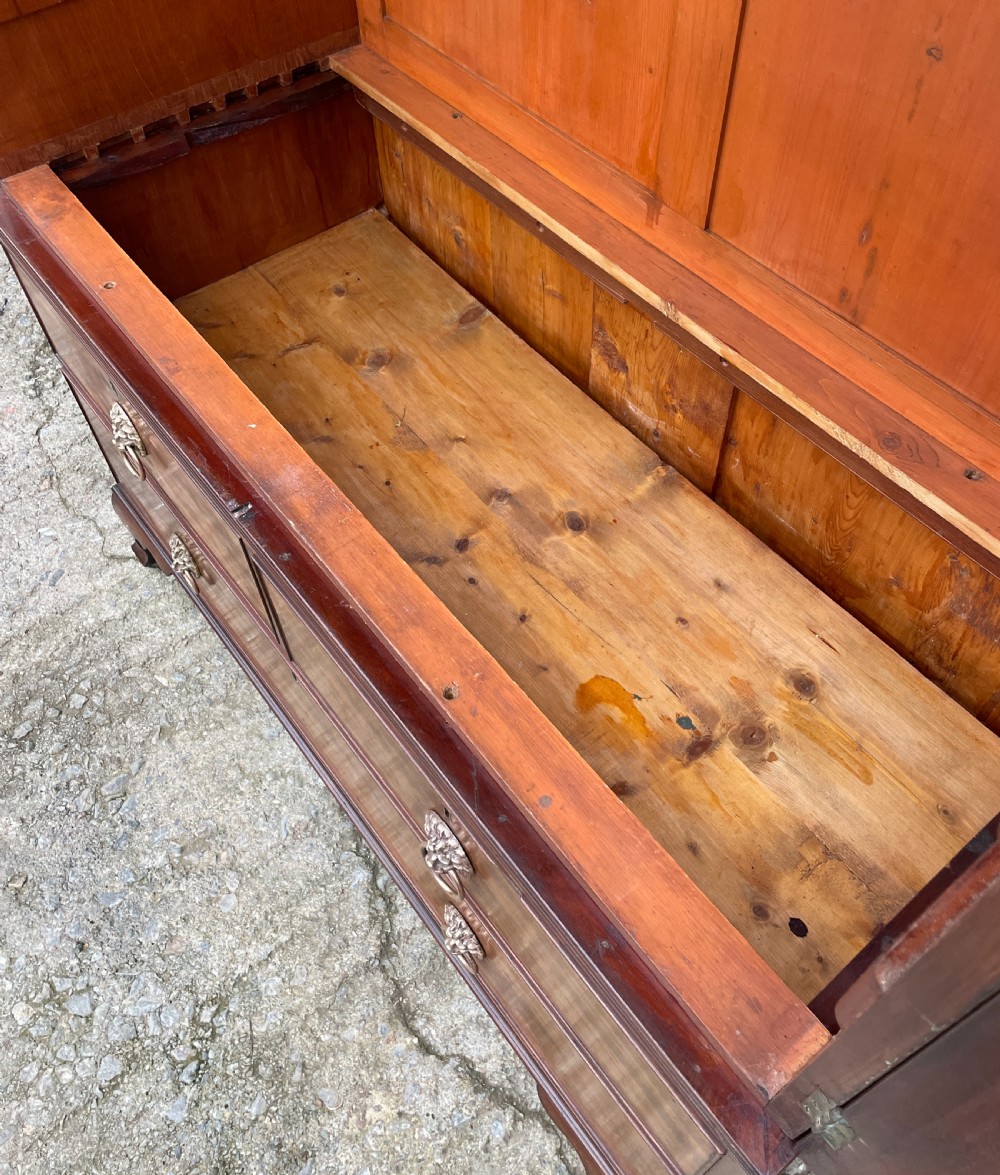 Georgian Mahogany Press Cupboard View XII