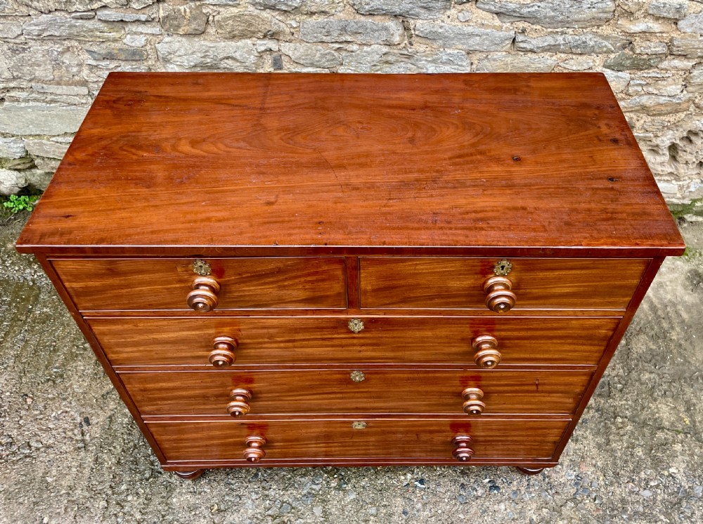 Victorian Mahogany Chest of Drawers View VIII