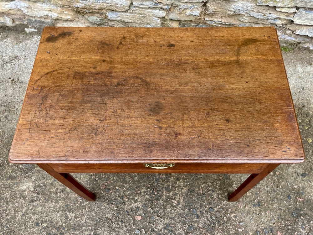 Georgian Oak Side Table View III