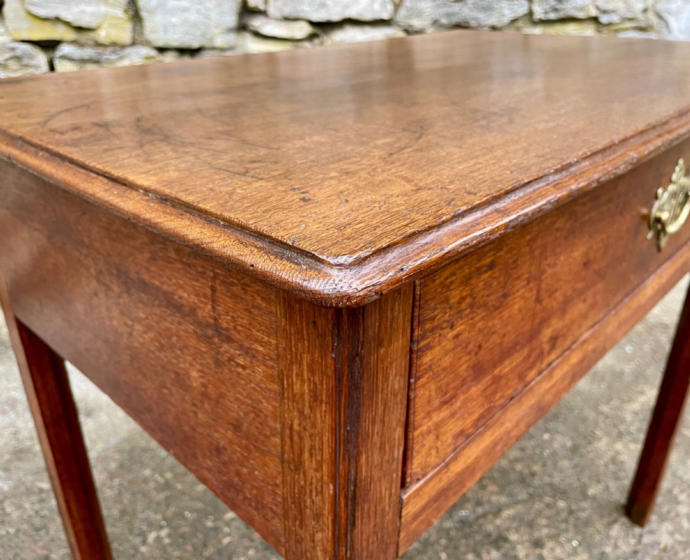 Georgian Oak Side Table View VI