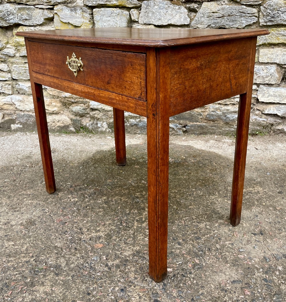 Georgian Oak Side Table View VII