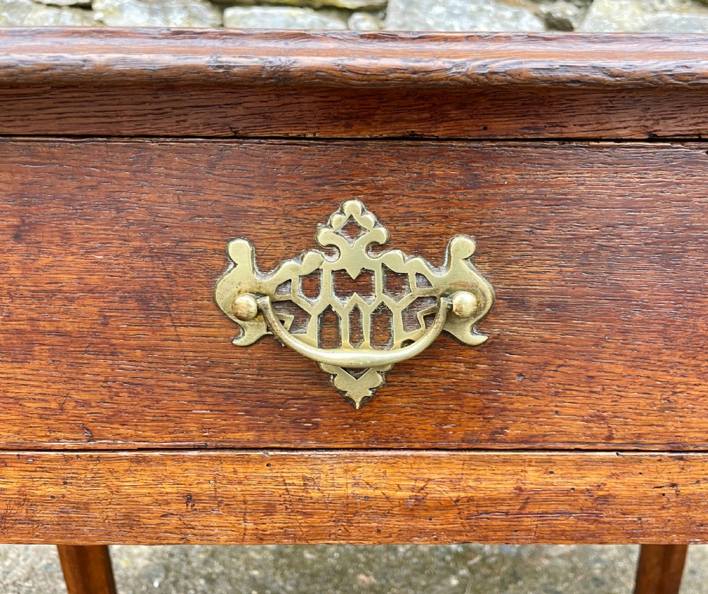 Georgian Oak Side Table View VIII