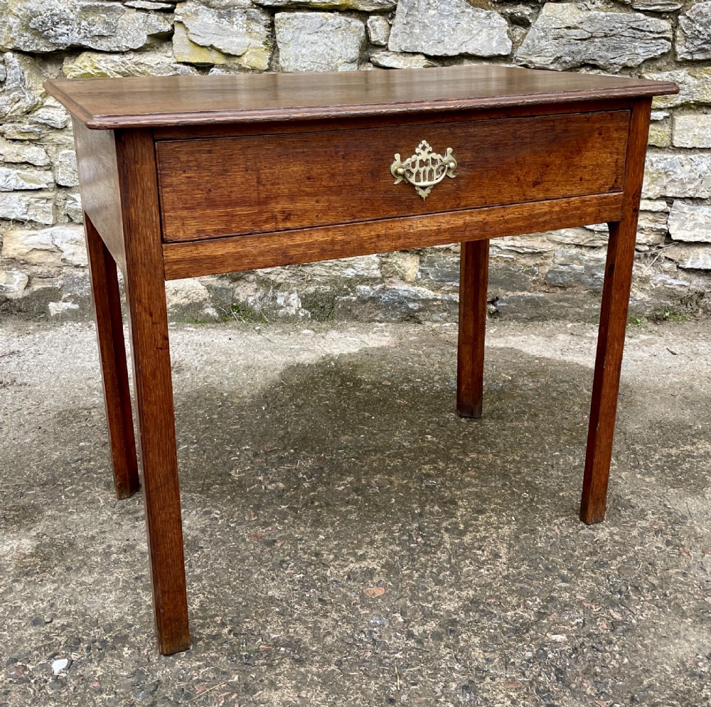 Georgian Oak Side Table View XII